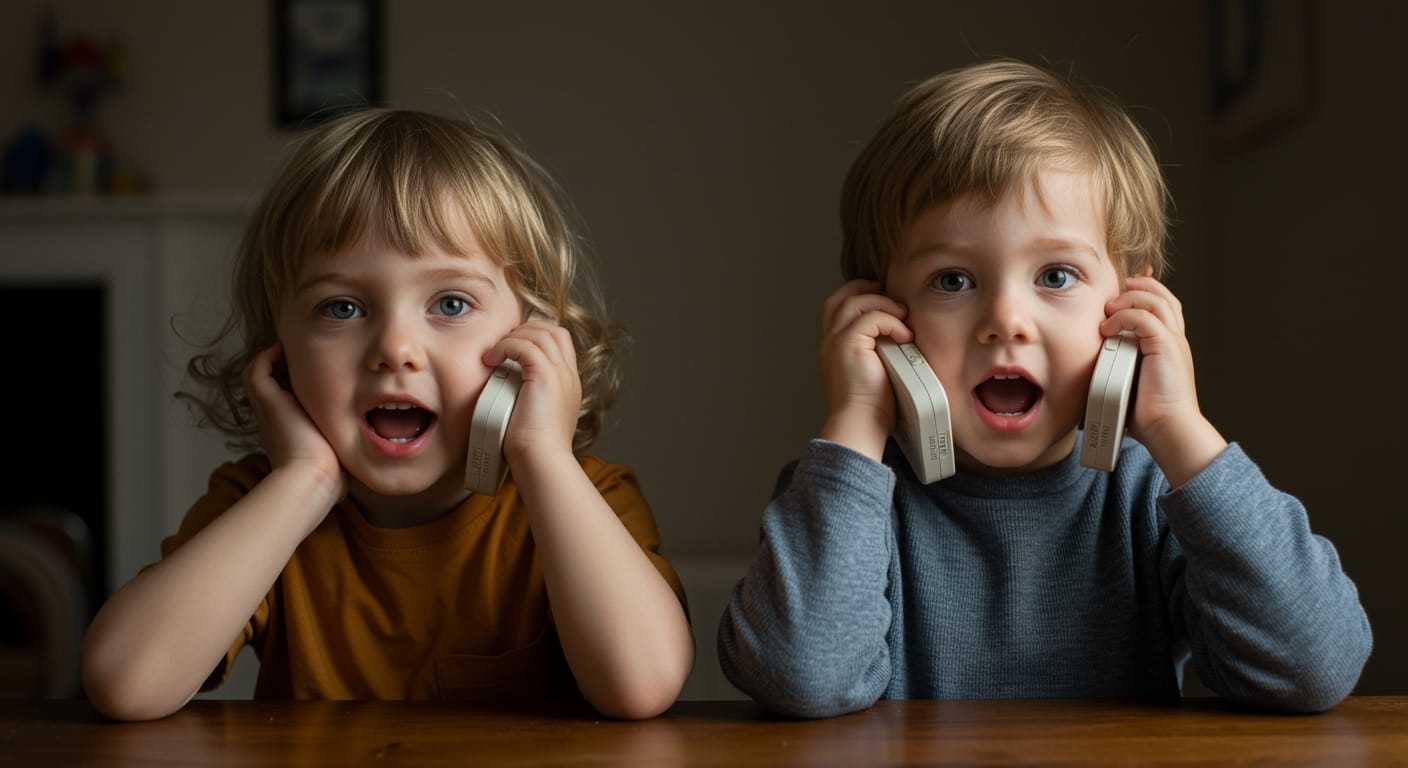 joc parinti copii - telefonul magic